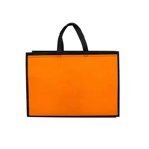 Laminated Machine Printed Needle punched Non woven Screen Printed Logo Customizable Shoe Box Clothing Store Bag Non woven Bag
