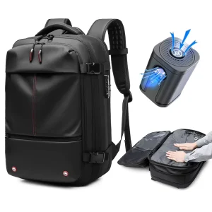 Laptop Backpack Removable Airtight Bag Vacuum Compression Backpack with Air Pump OEM ODM Backpack