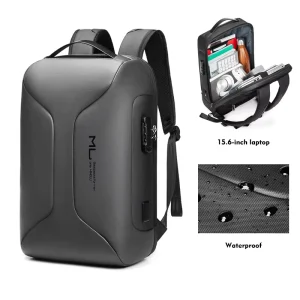 Laptop USB Charging Anti Theft Men Waterproof Backpack
