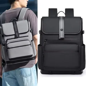 Large Capacity Backpack Stylish Men’s Commuting Bag Business Leisure School Bag Laptop Backpack