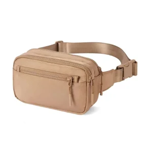 Large Capacity Crossbody Bag Waterproof Fanny Pack Nylon Running Sport Belt Bag Used Waist Bags