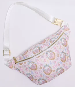 Large Capacity Custom Printed Jumbo Waterproof Castle Fanny Pack Nylon Belt Bag Inner Pocket Women Bum Bag