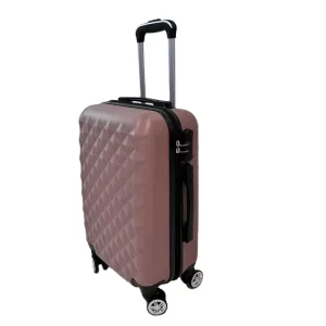 Large Capacity Fashion Luggage ABS Material Travel Portable Bag Retractable Rod Travel Case