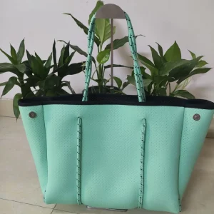 Large Capacity Neoprene Beach Bag Waterproof Summer Travel Tote Bag