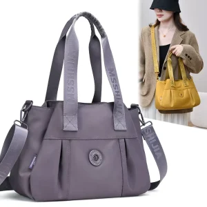 Large Capacity Pockets Cute Satchel Bag Stylish Lightweight Crossbody Sling Bag Ladies Multi Purpose Handbag for Business