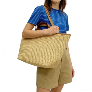 Large Capacity Raffia Straw Tote Handbags Spring Summer Beach Shopping Bag