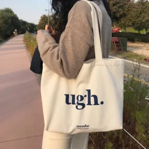 Large Capacity Reusable Multi Function Simple Custom Logo Printed Canvas Tote Shopping Bag With Rope Handle