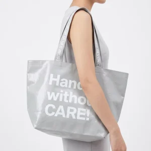 Large Capacity Shopping Bag with Simple Design Laminated PP Woven Bag Waterproof and Environmentally Friendly Shopping Bag