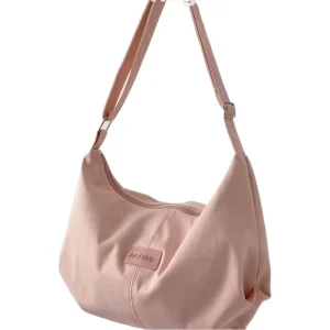 Large Capacity Single Shoulder Bag for Women Simple and Versatile Dumpling Bag Casual Student Class
