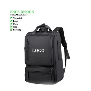 Large Capacity Student Notebook Backpack Waterproof Outdoor Travel Computer Backpack with Multi Layer Storage Zipper Closure