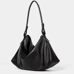 Large Capacity Tote Bag Women Korean Style End Trendy Fashion Simple Casual Versatile Genuine Leather Shoulder Bag