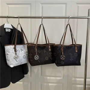 Large Capacity Tote Shoulder Bag Printed Bag Design Light Luxury Ladies Shoulder Bag