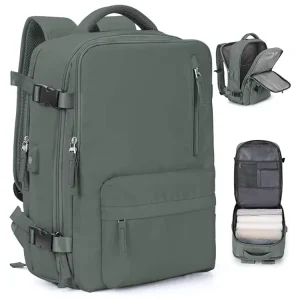 Large Capacity Travel Backpack 14 Inch Laptop Backpack With USB Charging Multi functional Backpack With Independent Shoes Pocket