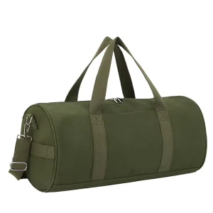 Large Capacity Water Resistant Canvas Duffle Bag for Men Women Heavy Duty Sports Gym Overnight Travel Bag Custom Printing Logo