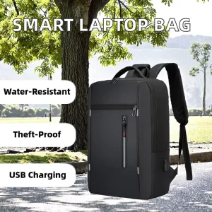 Large Capacity Waterproof Backpack with Anti Theft Design for Men Business Travel School Laptop Backpack