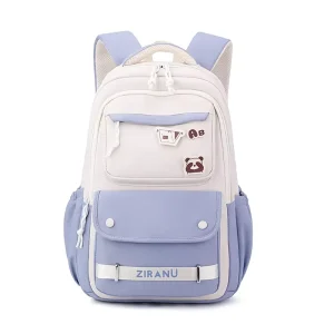 Large Capacity Waterproof Girls’ School Backpack Fashionable Student Bag for College Outdoor Activities Casual Kids Mochilas