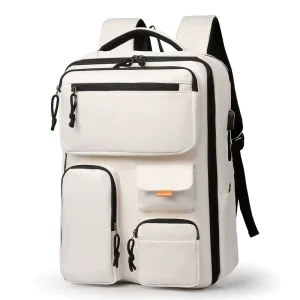Large Capacity Waterproof Laptop Backpack with USB Charging Port Durable Business Travel School Bag for Men Women