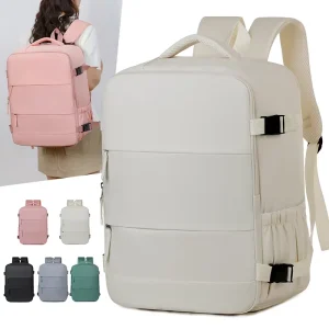 Large Capacity Waterproof Oxford Laptop Backpack with Dry Wet Separation USB Business Travel Student Computer Bag