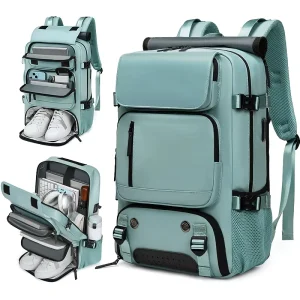 Large Capacity Waterproof Travel Laptop Backpack with Air Tight Bags Valve System Open Closure Girls’ Compressed Vacuum Backpack