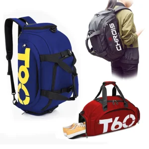 Large Capacity Weekender Overnight Travel Duffel Sports Gym Tote Waterproof Shoulder Bag Duffle Travel Sports Gym Bag