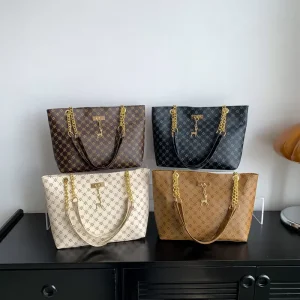 Large Capacity Woman Bag New Trendy PU Leather Handbag Shoulder Bag for Women Handbag