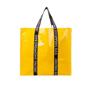 Large Size Eco Friendly Tote Grocery Bag Laminated PP Woven Shopping Bag with Custom Logo Print for Travel