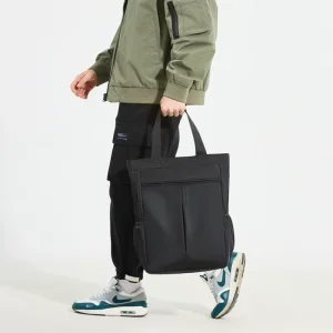 Large Tote Bag for Men Vintage Big Man Handbags Japanese Korean Luxury Brand Male Hand Bag Black Briefcase