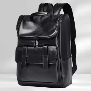 Large Travel Pu Leather Waterproof Fashion Outdoor Custom Backbags College Casual Sports School Back Pack Laptop Bag Backpack