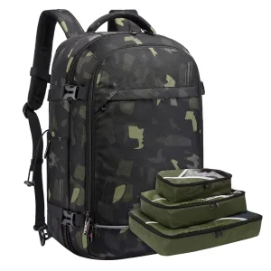 Large Waterproof Daypack 17 Inch Laptop Backpack Flight Approved Luggage Carry on Pilot Travel Backpack Plane Rucksack