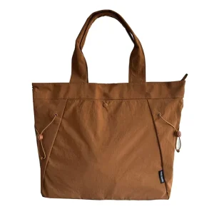 Large-capacity Lightweight Nylon Tote Bags Solid-color Casual Tote Bags