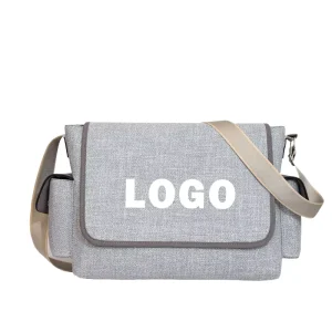 Larger Capacity Solid Color Canvas Women’s Work School Sling Shoulder Messenger Crossbody Bags with Open Closure