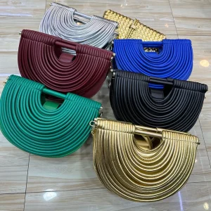 Latest Fan Shaped Purse Clutch Bag High Quality Luxury Clutch Bag Handbag for Women Summer
