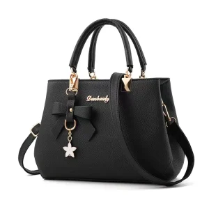 Latest Fashion Women’s Elegant Handbags and Wallets Luxury PU Lining Polyester with Character Pattern