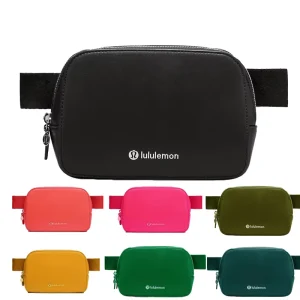 Leather Alternative Everywhere Belt Bag 1L Multifunctional Unisex Waist Bag for Outdoor Sports Travel