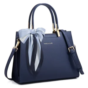 Leather Purses Women’s Leather Handbag Sacoche Femme Large Capacity Office Top Handle Tote Satchel Handbag