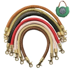 Leather Shoulder Bag Straps Replacement Purse Handbag Braided Handle Braided Purse Straps PU Leather Strap Replacement
