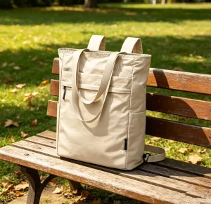 Leisure Travel Daypack Lightweight Waterproof 2 in 1 Tote Bag Backpack Daily Use Tote Bag for Men Women