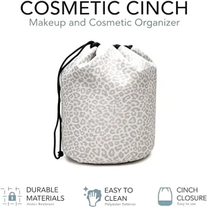 Leopard Polyester Cloth Bag Women’s Fashionable Large Capacity Bucket Bag Retro Casual Shoulder Crossbody
