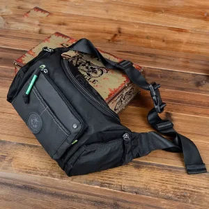 Lightweight Waterproof Belt Bag Vintage Waist Bag With Functional Pockets for Running Biking for Men