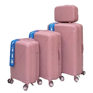 Long Distance Travel 100% New pp Material Suitcase Trolley Luggage Bag New pp Material Suitcase