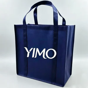 Low MOQ Custom Eco Friendly Biodegradable Reusable Non woven Durable Tote Shopping Bag Flexiloop Handle Multi Use Supermarket