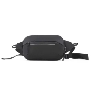 Low MOQ Daily Used Small Sport Casual Training Customized Black Men’s Belt Bags Waterproof Waist Bag