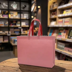 Low Moq Custom Nonwoven Bag Shopping for Eco Friendly Reusable Shopping Bag Grocery Non Woven Tote Bags With Custom Printed Logo
