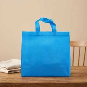 Low Price Grocery Durable Reusable Recycled Non woven Laminate Promotional Custom Screen Printed Shopping Tote Bag Handled