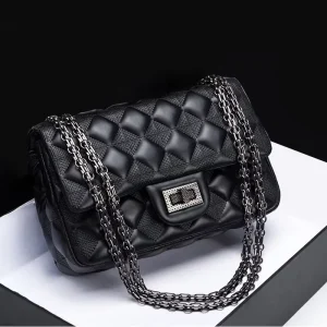 Luxury Crystal Diamond Classic Diamond Quilting Bags Women Fashion Classic Designer Chain Shoulder Bags