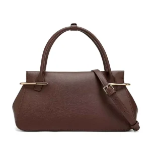 Luxury Designer Metal Trapeze Crossbody Tote Shoulder Bag for Women Premium Vintage Metal Soft Women’s Hobo Handbags