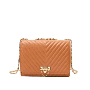 Luxury Designer Women’s Genuine Leather Crossbody Handbag Single Strap Letter Pattern High Quality Fashionable Purse for Ladies