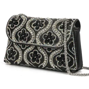 Luxury Evening Bags Purse Ladies Wallets Women Elegant Evening Bags with Rhinestones Lady Bag Chain