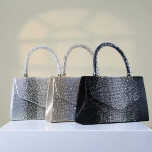 Luxury Evening Bags for Women Crystal Rhinestone Clutch Bags for Special Occasions