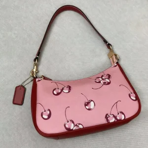 Luxury Fashion Women’s Bag Ladies Handbag Cherry Shoulder Bag Women’s Chain Crossbody Bag Brand Women’s Leather Handbag